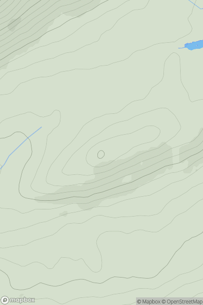 Thumbnail image for Law Hill [Central Scotland from Dumbarton to Montrose] showing contour plot for surrounding peak